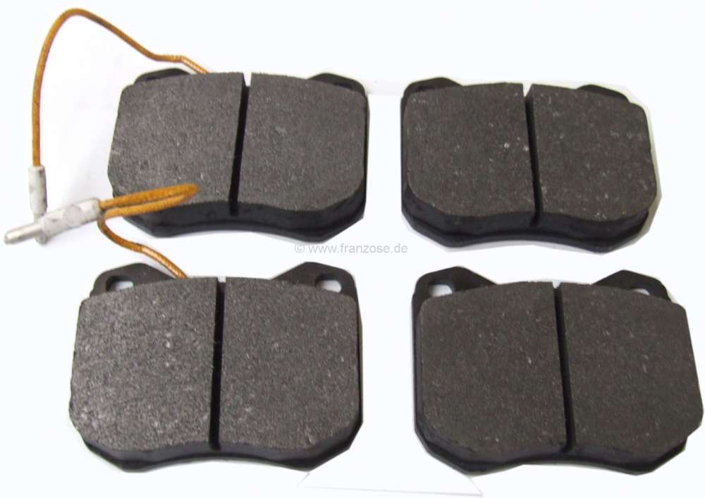 Peugeot - plaquettes de frein avant, Peugeot 504 break de 11.1981 à 1984, cabriolet et coupé jusqu