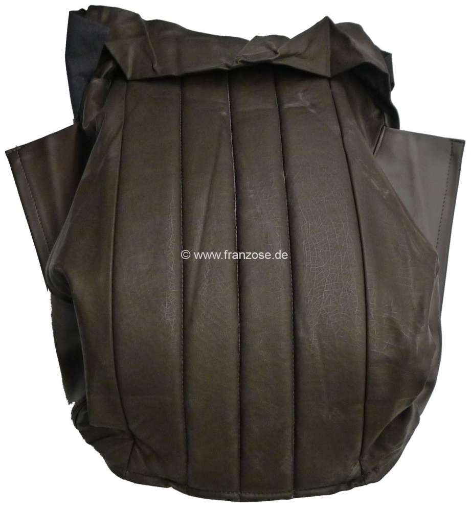 Citroen-2CV - habillage d'assise de siège avant gauche, Teppluxe Brun 3331, Peugeot 304 cabriolet, n° 