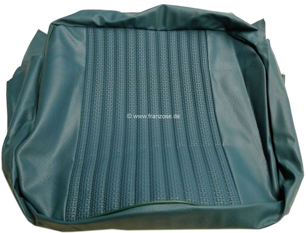 Peugeot - habillage d'assise de siège avant, Teppluxe turquoise, Peugeot 204 cabriolet coupé à pa