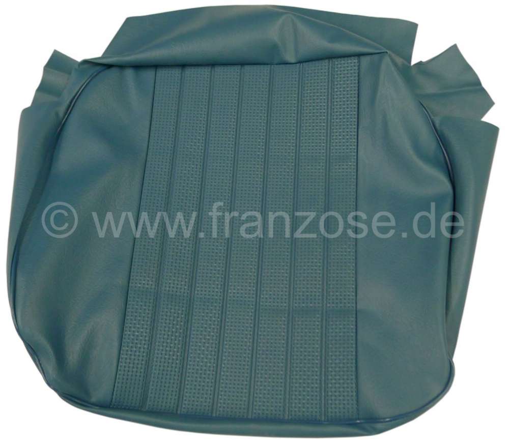 Peugeot - habillage d'assise de siège avant, teppluxe turquoise 3172, Peugeot 204 berline, coupé e