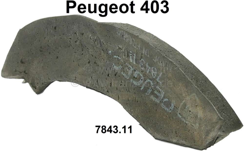 Peugeot - joint caoutchouc mousse, à l'arrière de l'aile avant, compatible pour aile gauche et dro