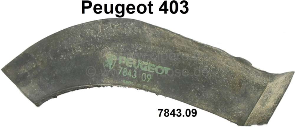 Peugeot - joint caoutchouc mousse, à l'avant de l'aile avant gauche, Peugeot 403, pièce d'origine 