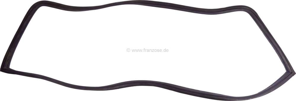 Renault - R6, Renault R6 windscreen seal. The seal is fitted using a chrome trim strip!