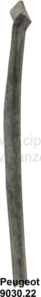 Peugeot - joint de porte avant gauche au montant avant, Peugeot 204 berline, pièce d'origine Peugeo