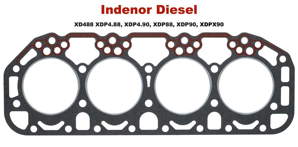 Peugeot - joint de culasse, Peugeot moteurs diesel, XD4x88, XDP4.88, XDP4.90, XDP88, XDP90, XDPX90, 