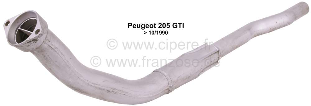 Peugeot - échappement, 1ère partie, Peugeot 205 moteurs 1300/1600cm³