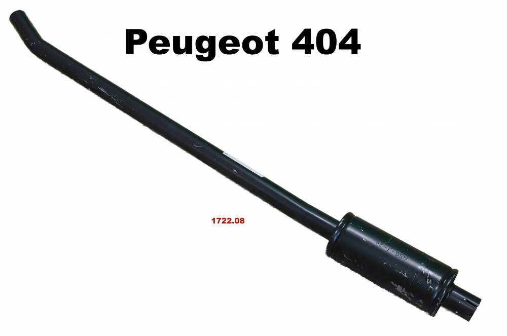 Peugeot - P 404 Silencieux avant. Convient pour Peugeot 404 Limousine avec boîte manuelle, à parti