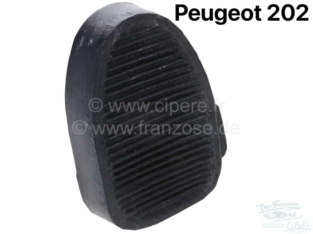 Alle - caoutchouc de pédale, Peugeot 202, largeur 50mm, hauteur 80mm