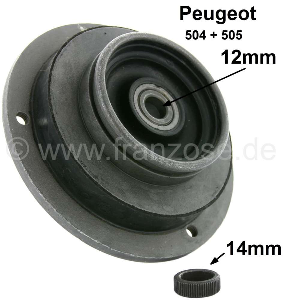 Peugeot - cuvette sup. de ressort de suspension, Peugeot 504 ess. berline et cabriolet, 505 ess, liv