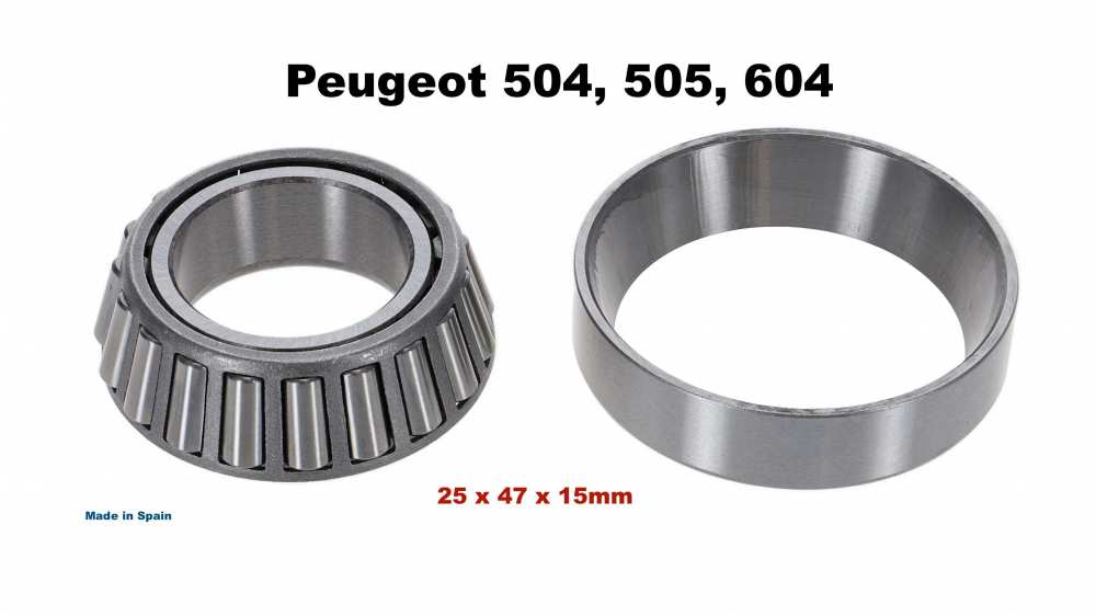 Sonstige-Citroen - roulement de roue, Peugeot 504, 505, 604. dimensions : 25x47x15mm.