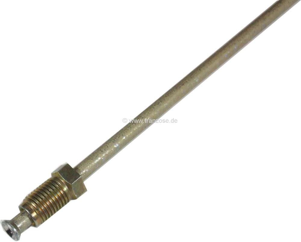 Peugeot - tube de frein arrière droite, Peugeot 204 raccord vissé M10x100,  longueur 600mm