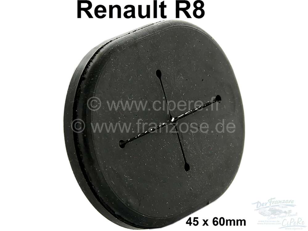 Alle - bouchon caoutchouc de vilebrequin, Renault R8