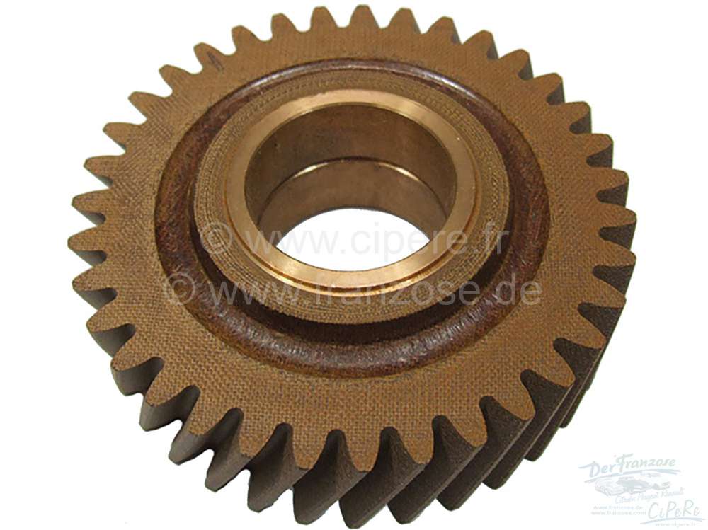 Renault - pignon intermédiaire, Renault R3, 4L, surcote 6/100mm, 35 dents,  Céléron / Novotex, di