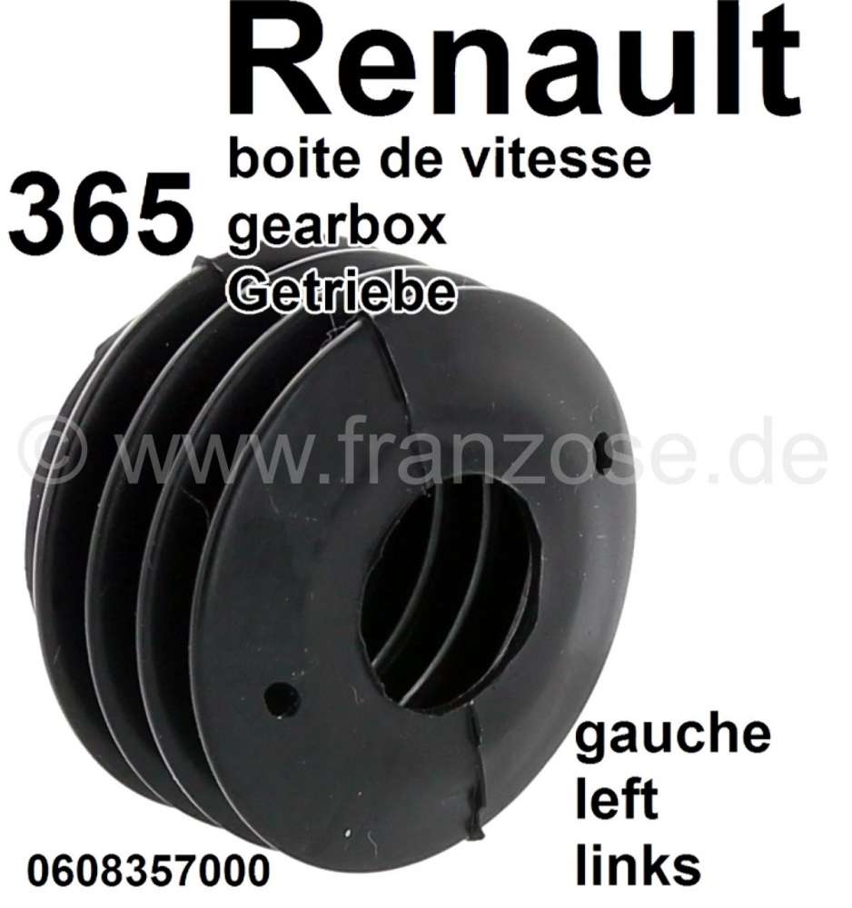 Renault - joint pare-poussière de tige de commande de boîte de vitesse, Renault R12, R16, R20, Fue