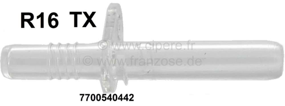 Alle - bouton de verouillage de porte, Renault R16 TX, transparent, l'unité, n° d'origine 77005