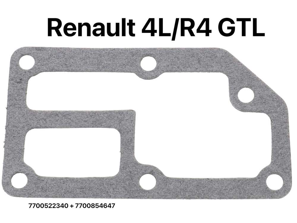 Renault - joint de pompe à eau, Renault 4L GTL, moteur 1108cm3 type 688, C1E, à l'unité, n° d'or