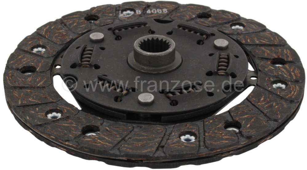 Renault - disque d'embrayage, Renault Caravelle, R8, diamètre 160mm, 20 cannelures, profil moyeu: 1