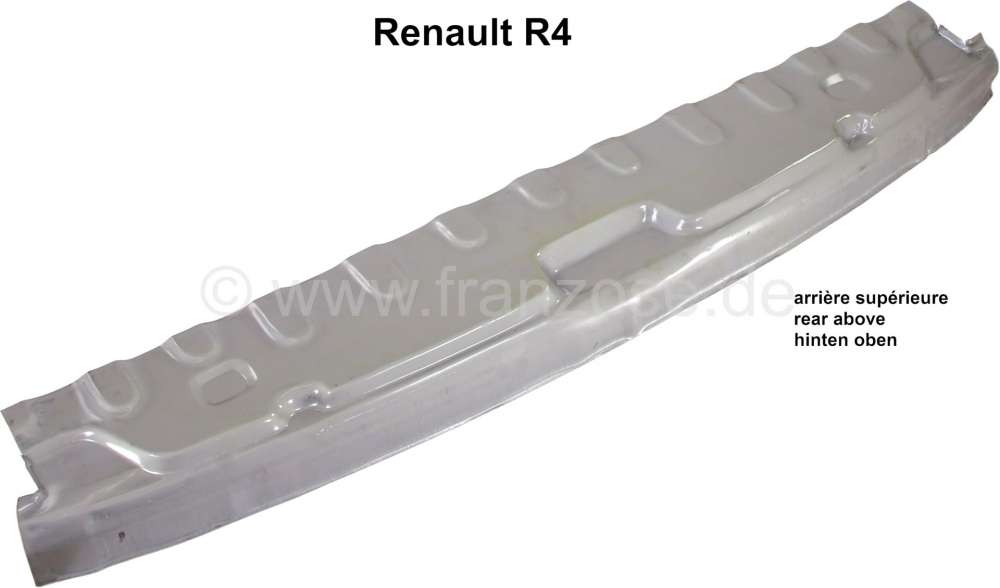 Renault - façade arrière, Renault 4L, bord de coffre, env. 15 cm vers l'int. - Made in Europe.