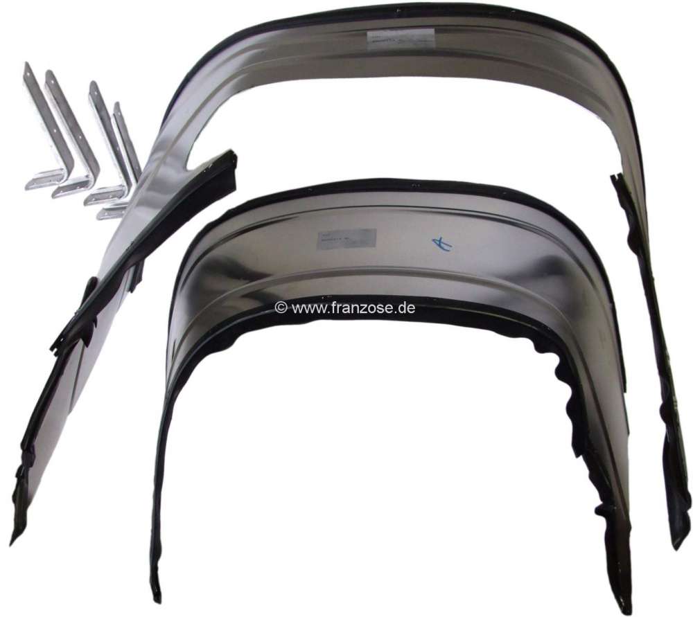 Renault - fermeture de passage de roue avant en aluminium, protection anti-gravillons, Renault 4L, l