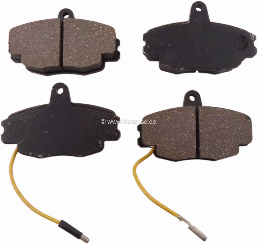Renault - Plaquettes de frein avant, ALpine V6, Fuego, Clio 1, Express, Twingo, Super 5, R9, R18, R2