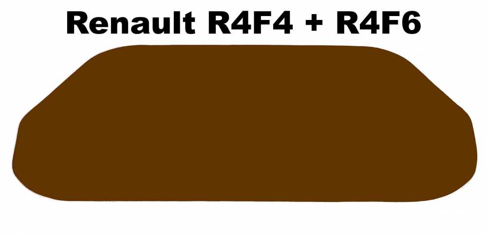 Alle - panneau de portillon arrière, Renault R4F4 + R4F6 types R210B, R2106, R239B, R239, garnit