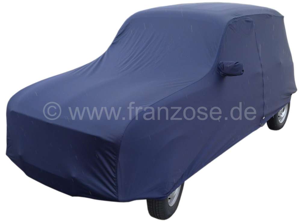 housse voiture bleu, spéciale Renault R4 / 4L / Quatrelle
