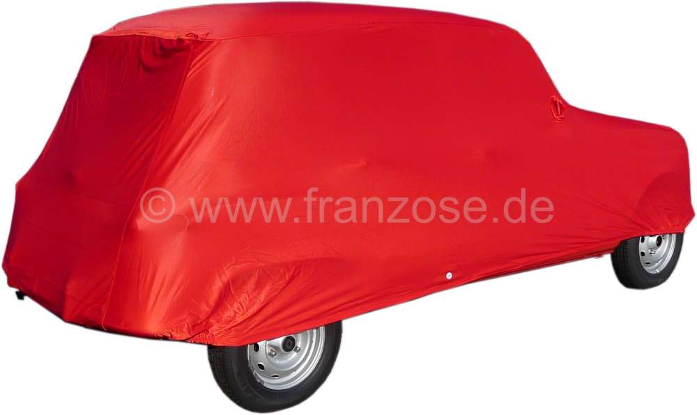 Renault - housse voiture rouge, spéciale Renault R4 / 4L / Quatrelle, matériaux de haute qualité,