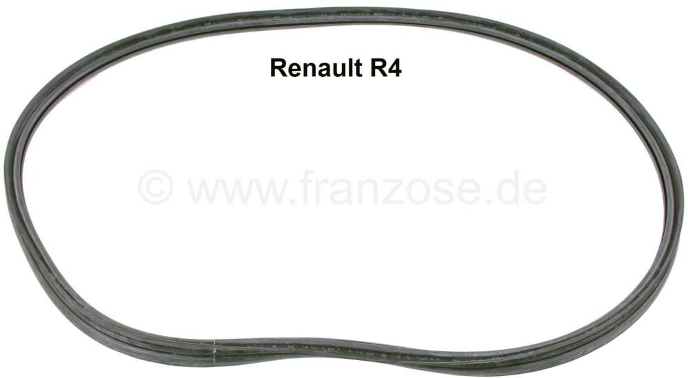 Renault - joint de lunette arrière, Renault 4L, refabrication, modèle pour montage a cle.