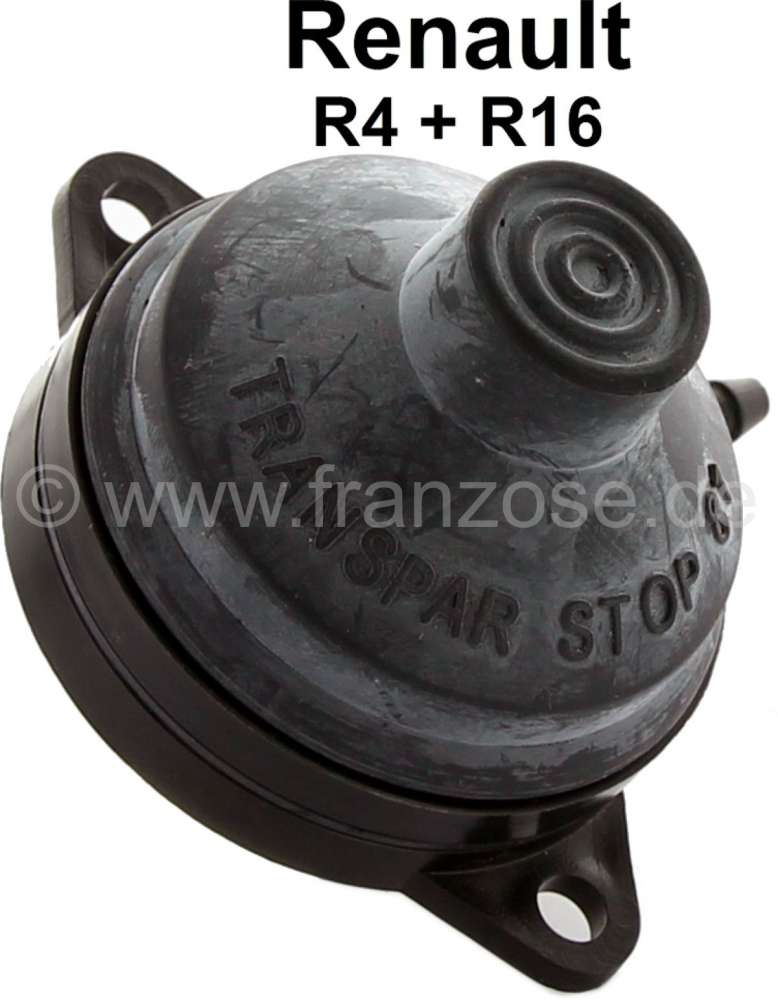 pompe à pied pour lave-glace, Renault R4, R16, pompe avec 1 seul raccord de  durite, entraxe des fixations env. 67mm, n