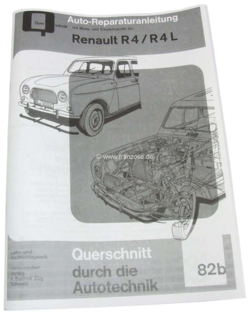 Citroen-2CV - livre en allemand: manuel de réparation Renault 4, 6 volts Technik!! Nachdruck aus dem Bu