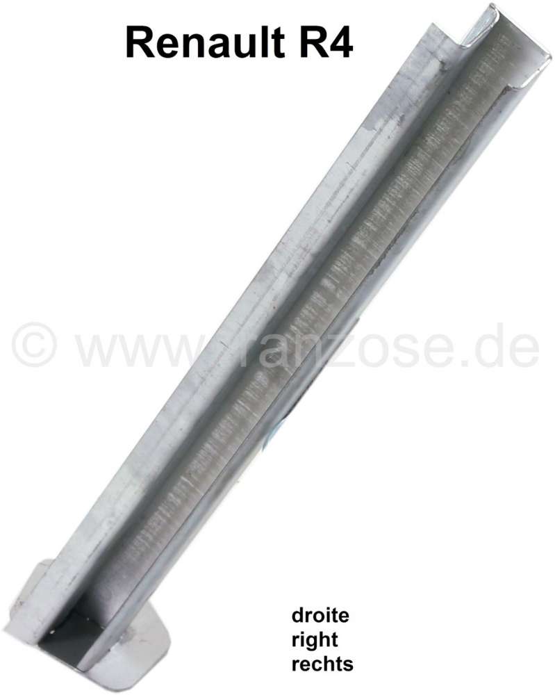 Citroen-2CV - montant arrière, Renault 4L, tôle intérieure droite électrozinguée