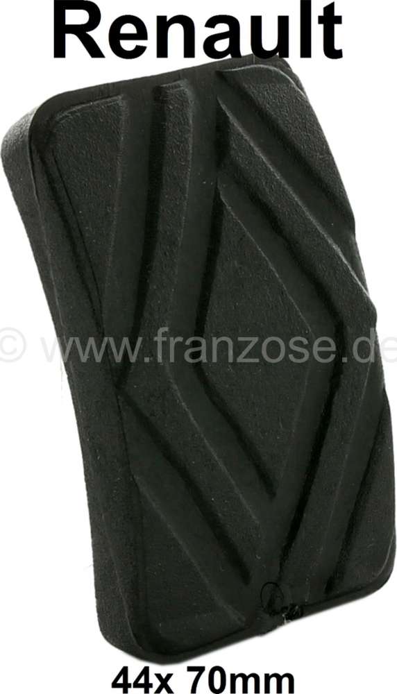 Renault - caoutchouc de pédale, Renault 4L, R5, Dauphine, frein ou embrayage, optique comme d'origi