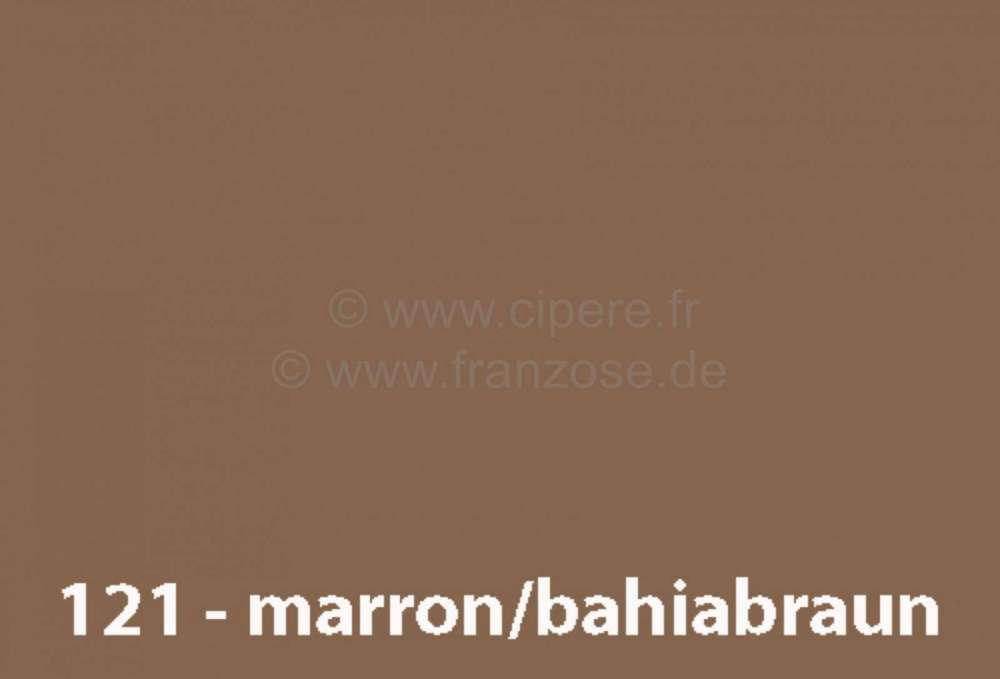 Alle - peinture en bombe 400ml, Renault 4L code couleur 121 marron métal glacé, brun Bahia, cou