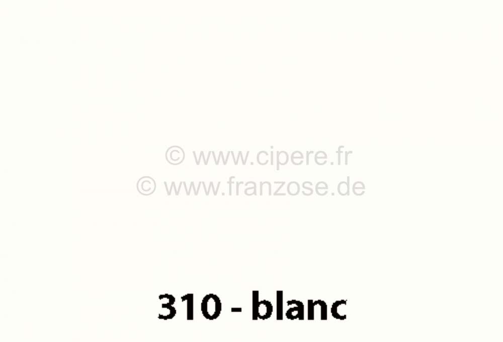 Renault - peinture en bombe 400ml, Renault 4L code couleur 310 blanc, préparé à la demande