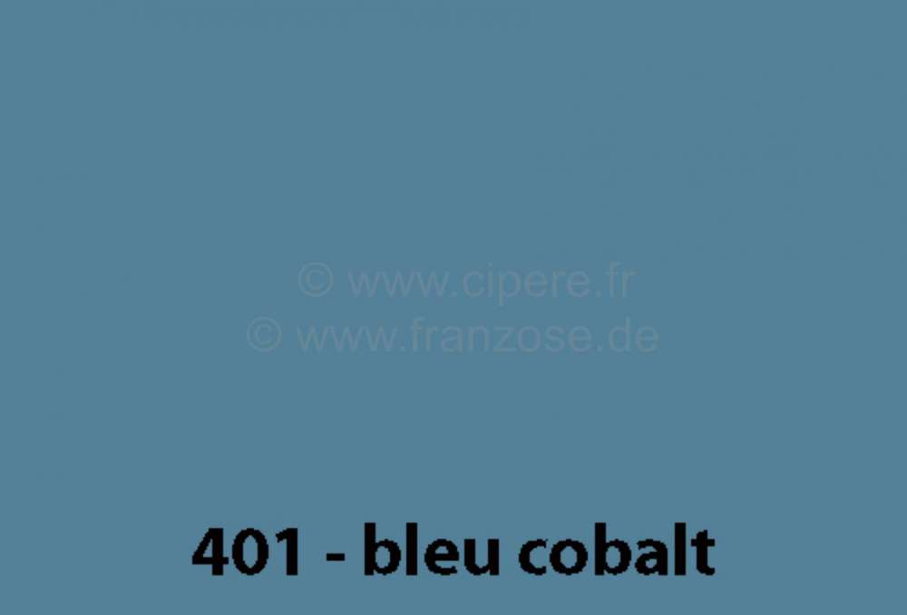 Alle - peinture en bombe 400ml, Renault 4L code couleur 401 bleu cobalt met., couvrir d'un vernis