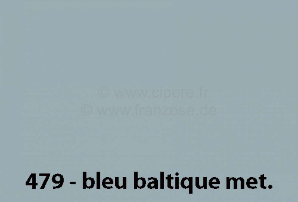 Renault - peinture en bombe 400ml, Renault 4L code couleur 479 bleu baltique met., couvrir d'un vern