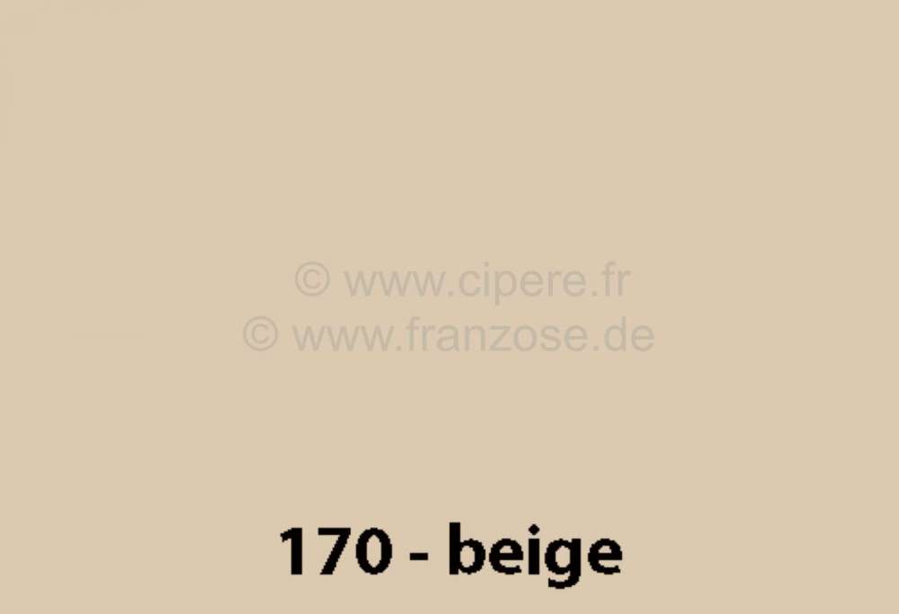 Peugeot - laque 1000ml, 4L, code couleur 170 beige, ajouter le durcisseur 20438 (2 x laque pour 1 x 