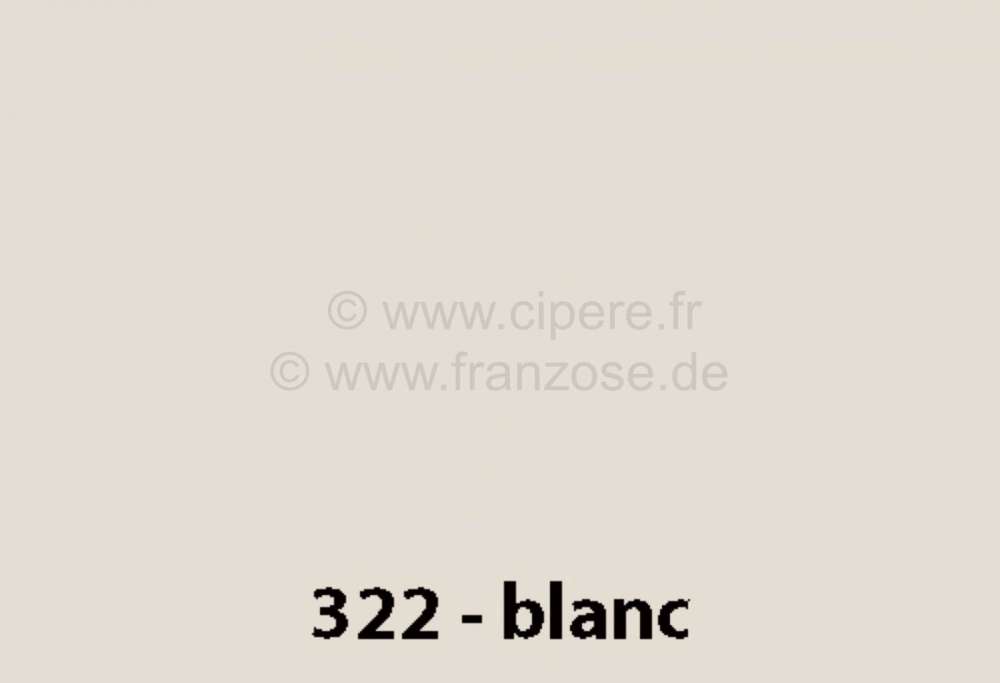 Peugeot - laque 1000ml, 4L, code couleur 322 blanc, ajouter le durcisseur 20444 (2 x laque pour 1 x 