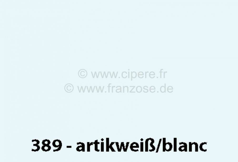 Alle - laque 1000ml, 4L, code couleur 389 blanc, ajouter le durcisseur 20444 (2 x laque pour 1 x 