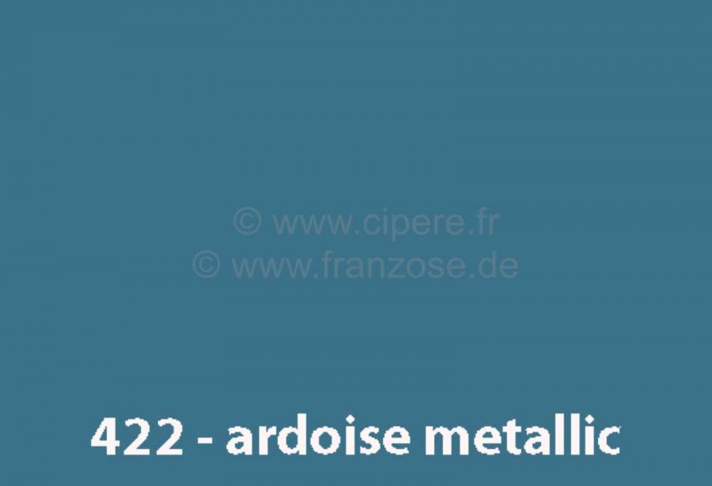 Renault - laque 1000ml, 4L, code couleur 422 bleu, ajouter le diluant  20442 (1 x laque pour 1 x dil