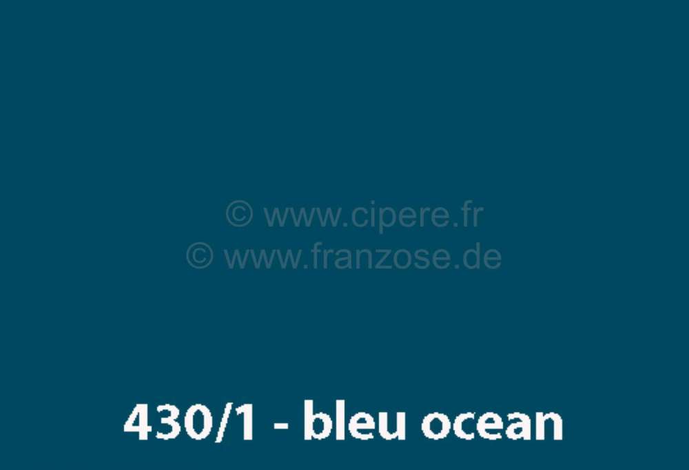 Alle - laque 1000ml, 4L, code couleur 430/2 bleu, ajouter le durcisseur 20444 (2 x laque pour 1 x