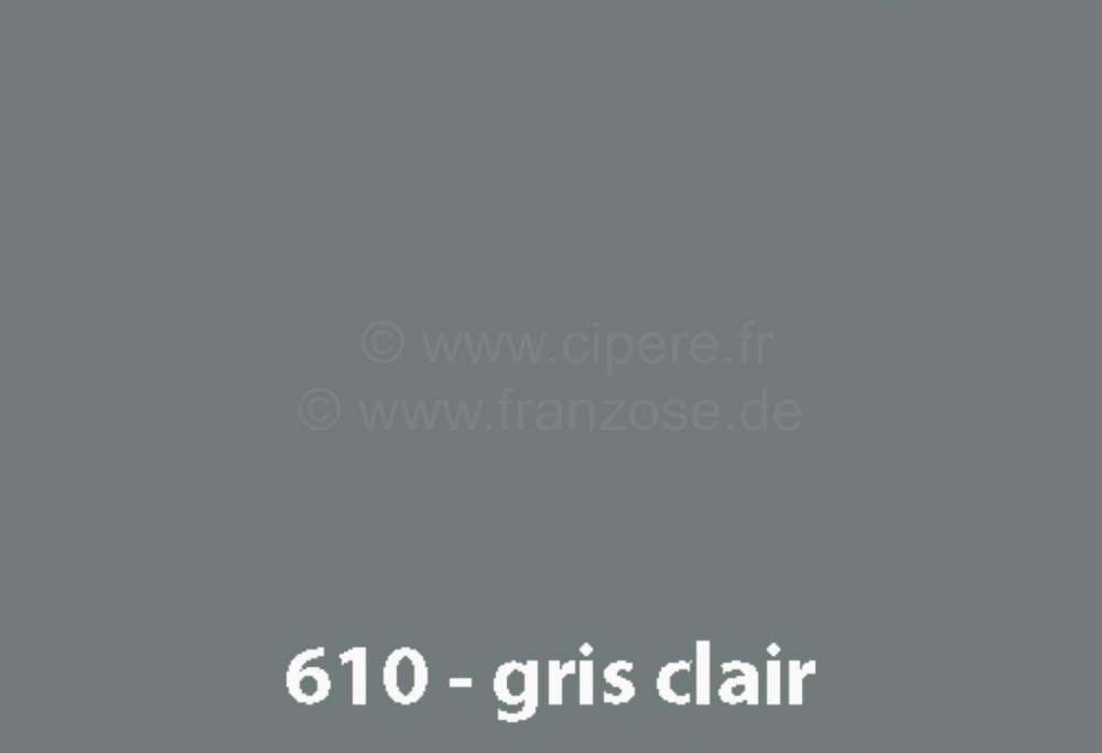 Renault - laque 1000ml, 4L, code couleur 610 gris clair, ajouter le durcisseur 20444 (2 x laque pour