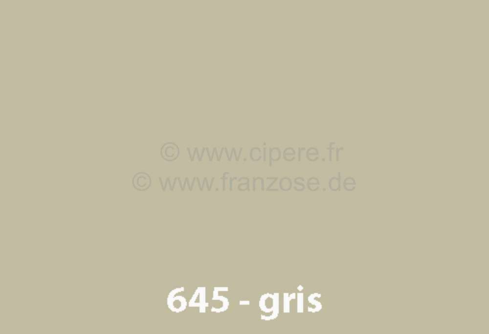 Renault - laque 1000ml, 4L, code couleur 645 gris, ajouter le durcisseur 20438 (2 x laque pour 1 x d