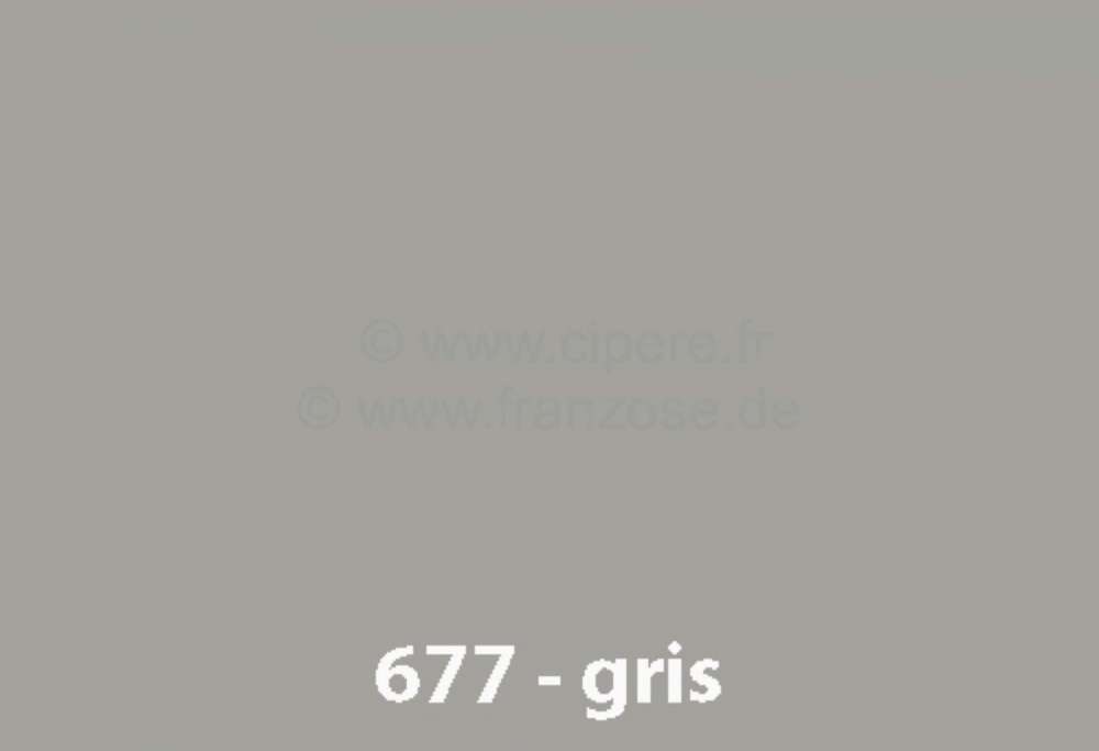 Renault - laque 1000ml, 4L, code couleur 677 gris, ajouter le durcisseur 20444 (2 x laque pour 1 x d