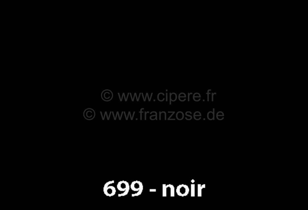 Renault - laque 1000ml, 4L, code couleur 699 noir, ajouter le durcisseur 20444 (2 x laque pour 1 x d