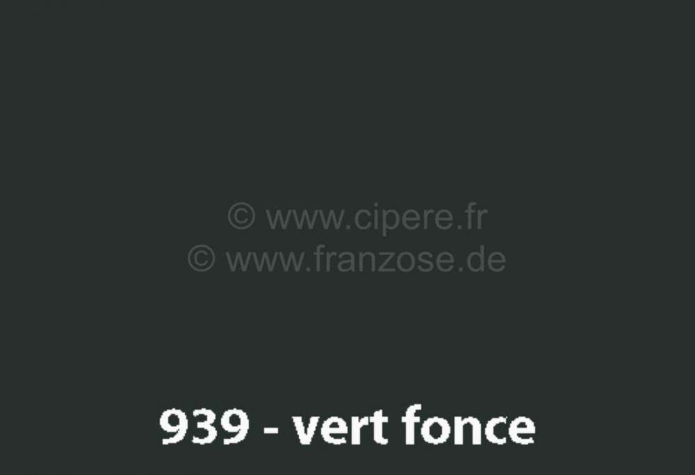 Renault - laque 1000ml, 4L, code couleur 939 vert, ajouter le durcisseur 20444 (2 x laque pour 1 x d