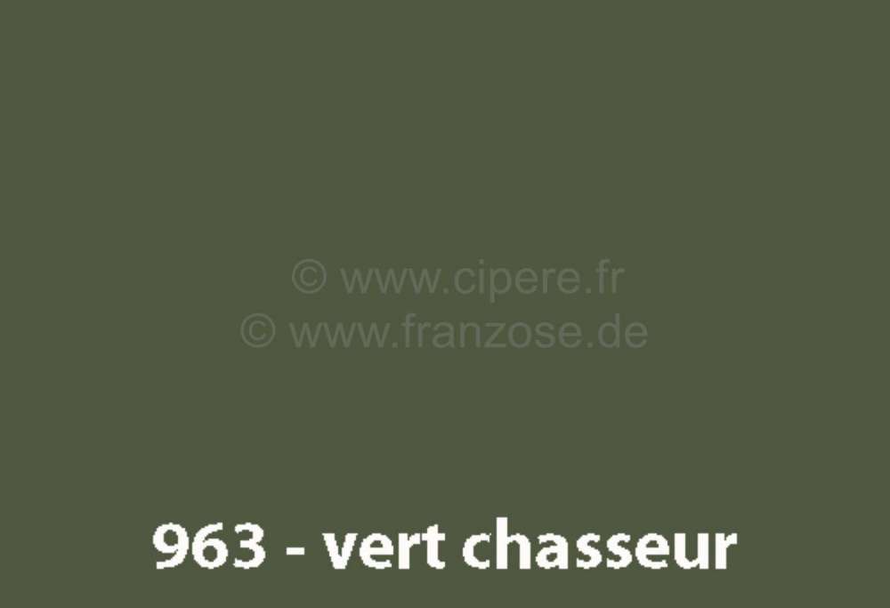 Renault - laque 1000ml, 4L, code couleur 963 vert chasseur, ajouter le diluant  20442 (1 x laque pou