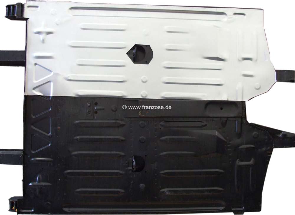 Renault - plancher droite sur toute la longueur, Renault 4L, avec les nervures comme d'origine. Made