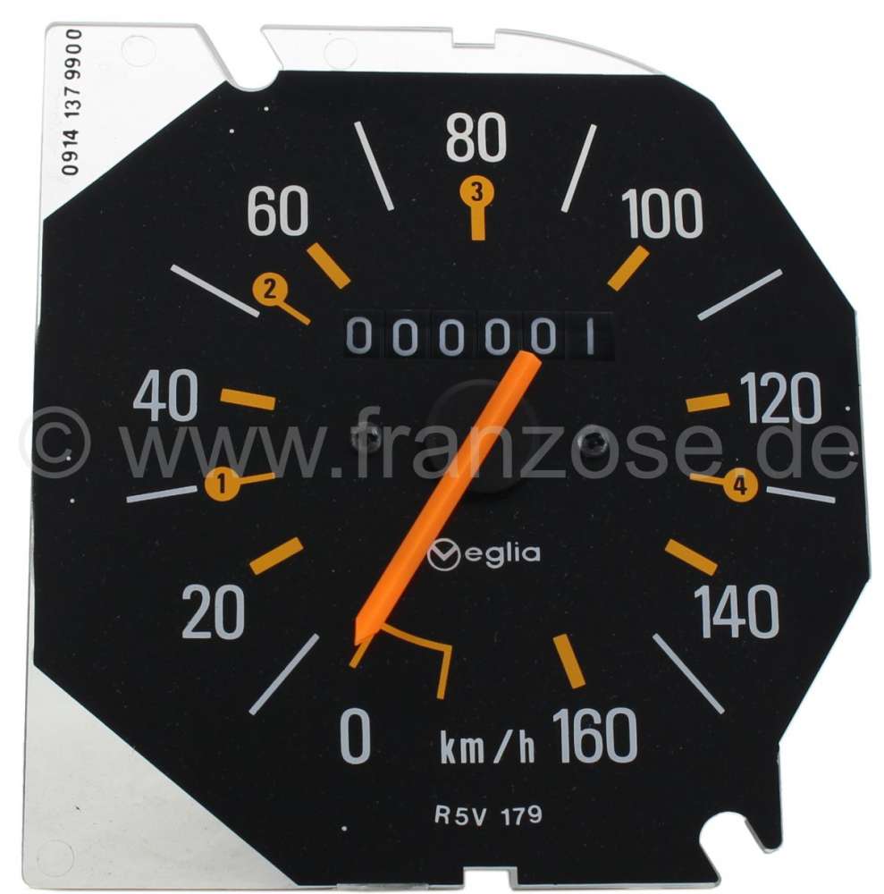 Renault - compteur de vitesse, Renault 4L GTL, tachymètre Veglia pour dernier tableau de bord, piè
