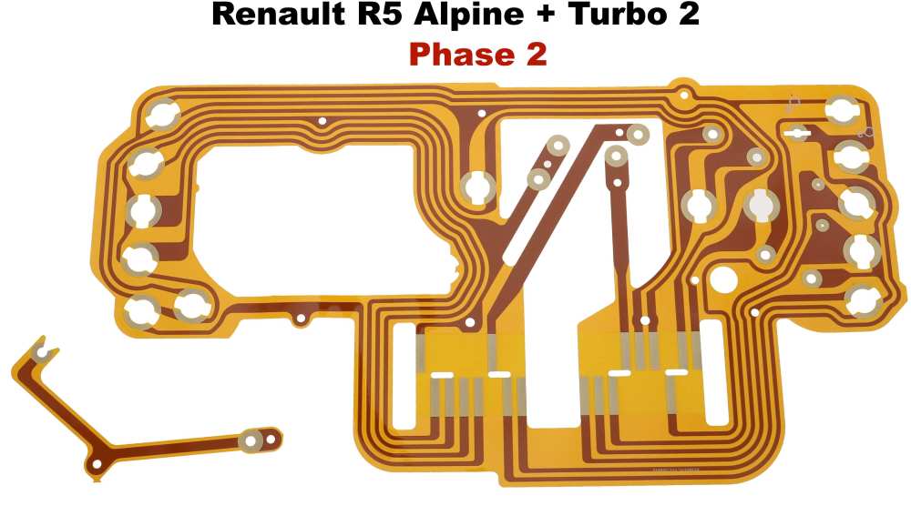 Alle - platine électronique flexible pour réparation des instruments de bord Jaeger, Renault R5